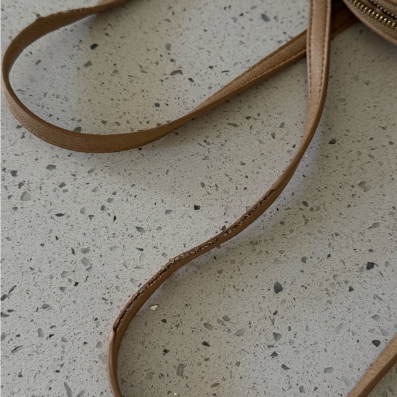 Miztique Daisy Cork Convertible Backpack Purse in a natural tan color - Picture 8 of 16